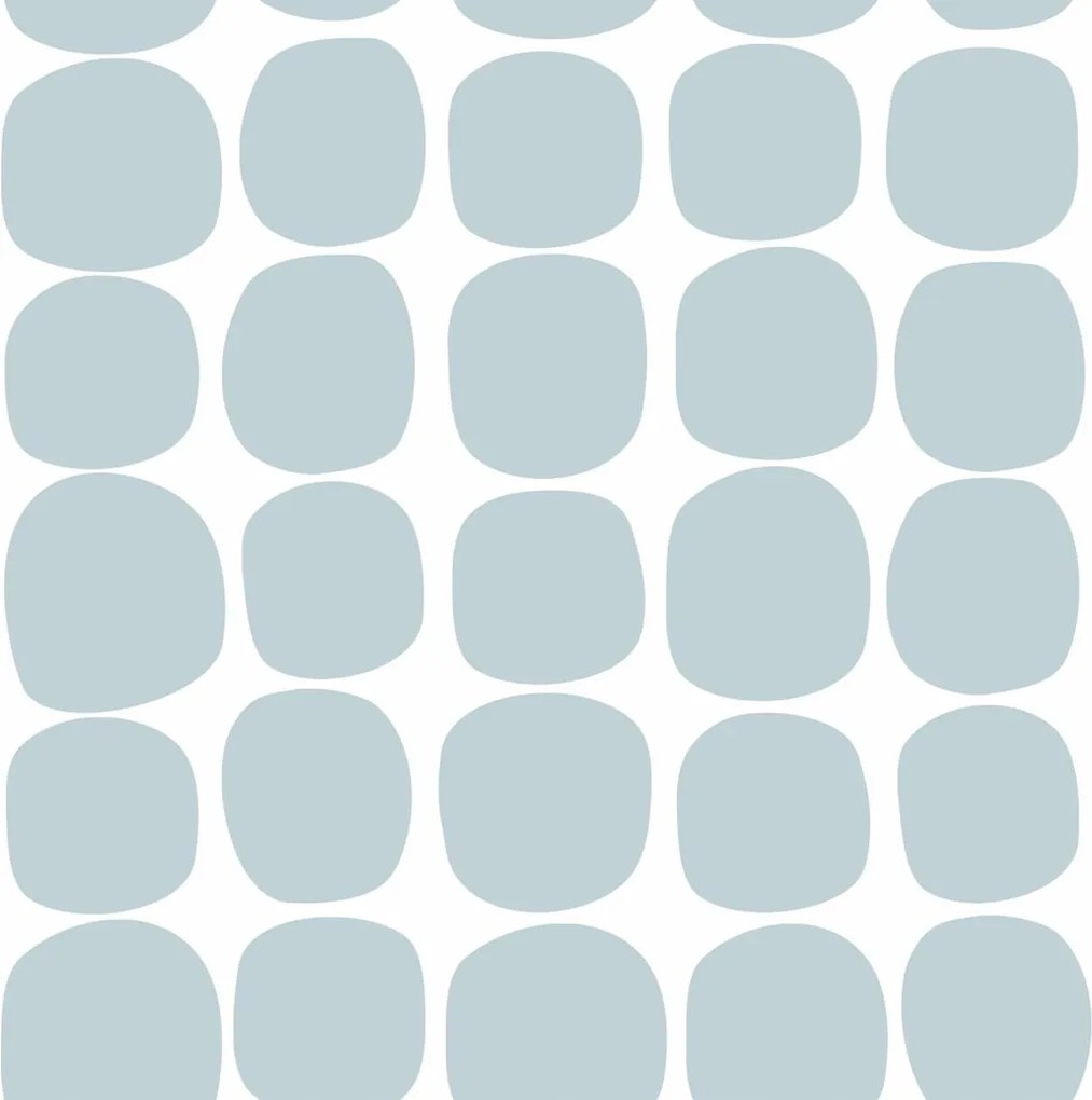 Kék csepp mintás, mosható flizelin tapéta