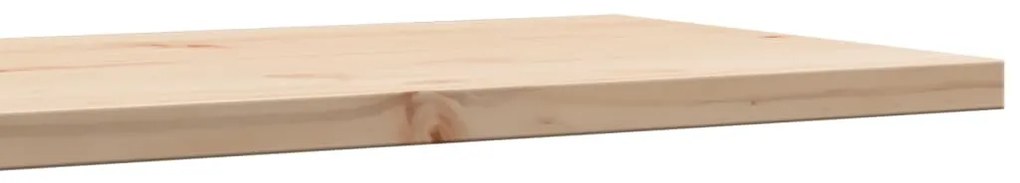tömör fenyőfa téglalap alakú asztallap 110 x 40 x 2,5 cm