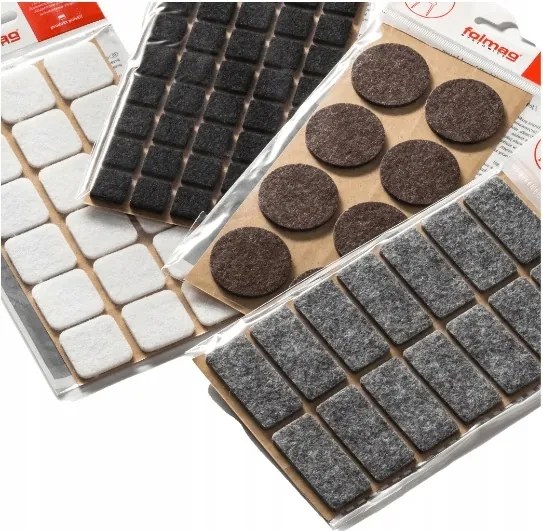 Filc bútor alá asztal szék szekrény alátét fekete15x100 csúszásgátló