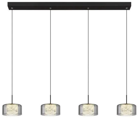 Globo 15634-4 - LED Csillár zsinóron FOGSY 4xLED/8W/230V