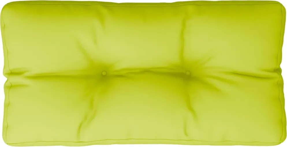 vidaXL élénkzöld szövet raklappárna 80 x 40 x 12 cm