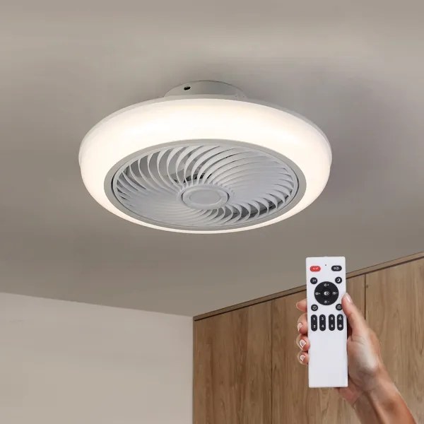 Brilagi-LED állítható fényű ventilátoros lámpa LED/30W/230V 3000-6500K fehér+DO