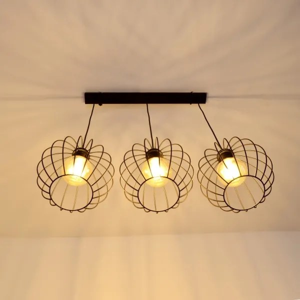 MERCURE LED csillár 3xE27/15W/230V, kábelre szerelhető