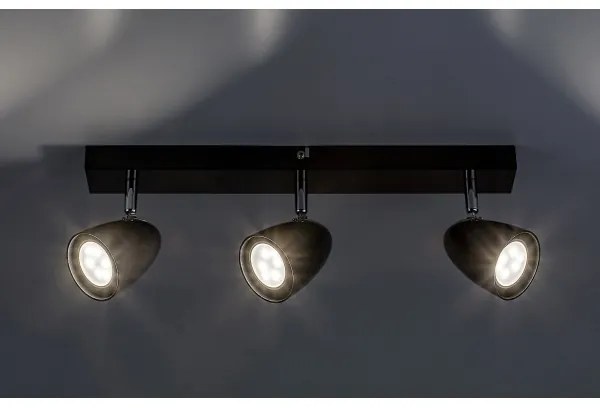 Rabalux 73019 - Spotlámpa PERICO 3xGU10/5W/230V fekete