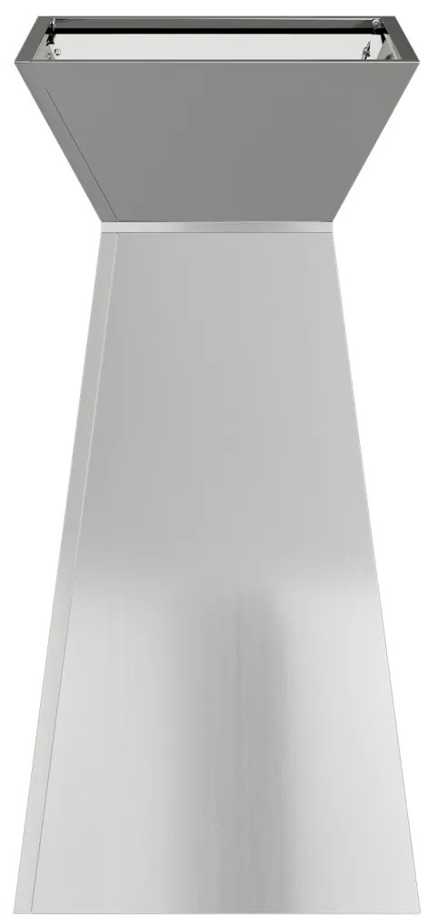 vidaXL Pillér Ültető Ezüst 35 x 35 x 73 cm