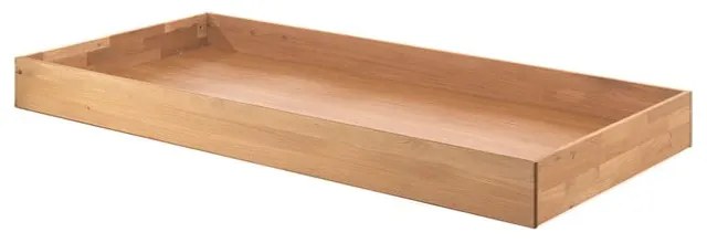 Natúr színű házikó alakú tölgyfa gyerekágy kihúzható pótággyal 90x200 cm Forrest – Vipack