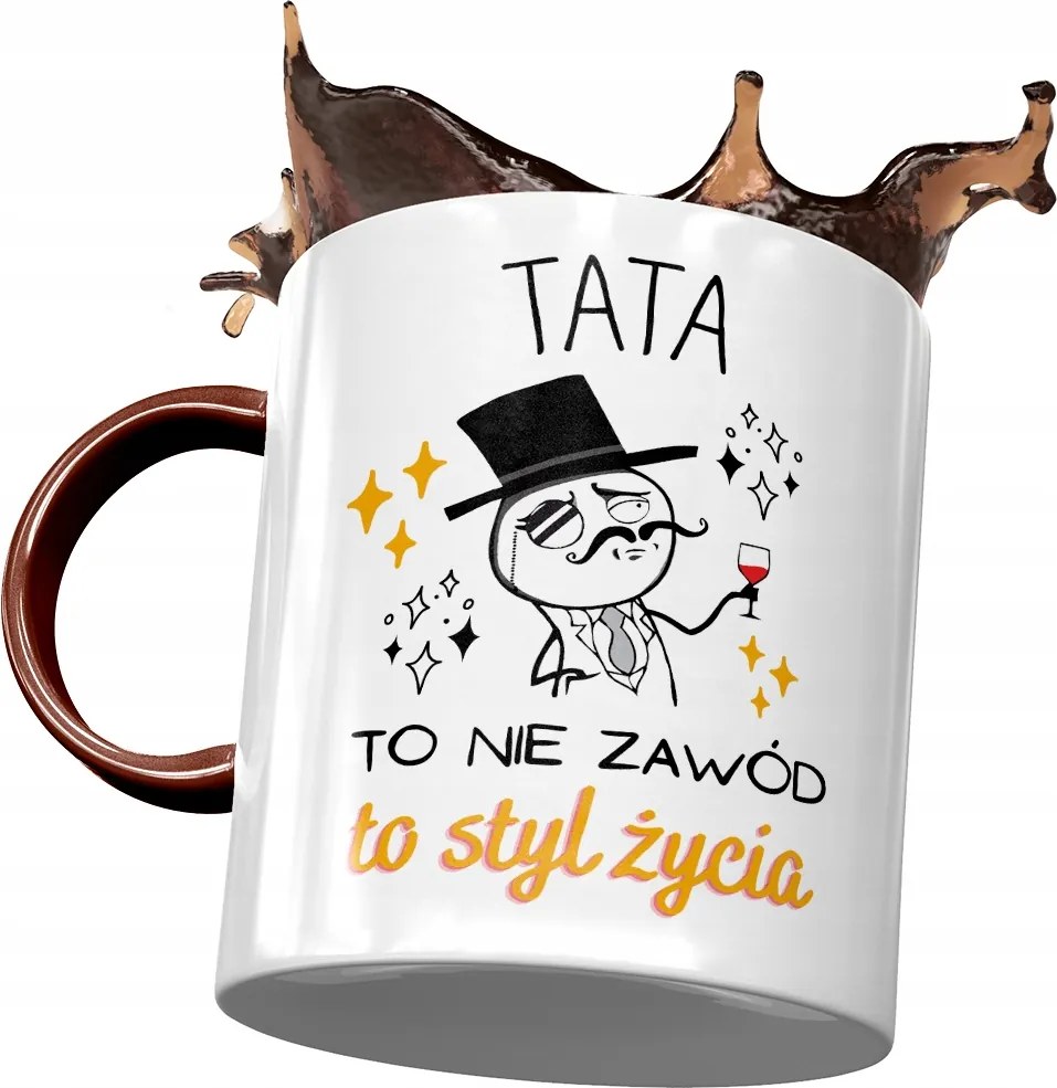 Bordó Bögre Apák Napjára Ajándék Nyomtatott Fotóval