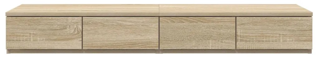 Ágyfiókok fiókkal sonoma tölgy 120 x 36.5 x 16.5 cm Faanyag