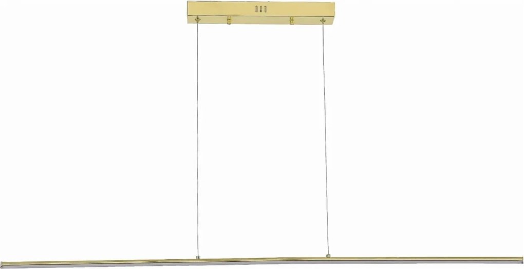 LED-es mennyezeti függőlámpa arany étkezőbe asztalra, szigetre, loftra Esero