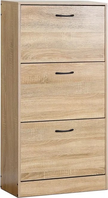 Cipőtartó természetes tölgy színben, MDF kivitelben ABO-G1016 OAK