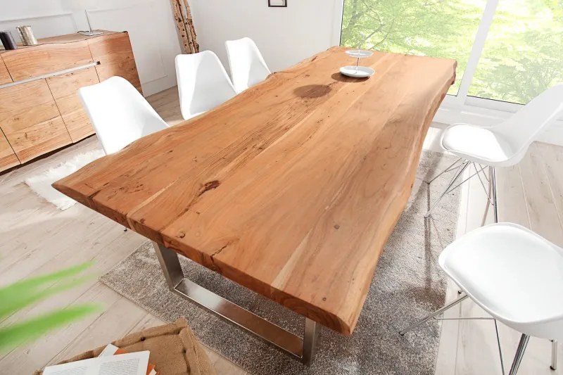 Luxus étkezőasztal Massive II New 200 cm - Honey