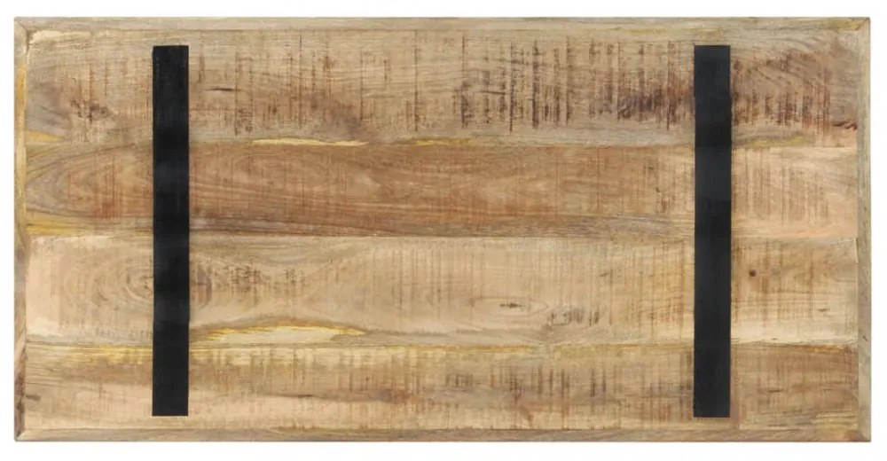 nyers mangófa étkezőasztal 120 x 60 x 76 cm