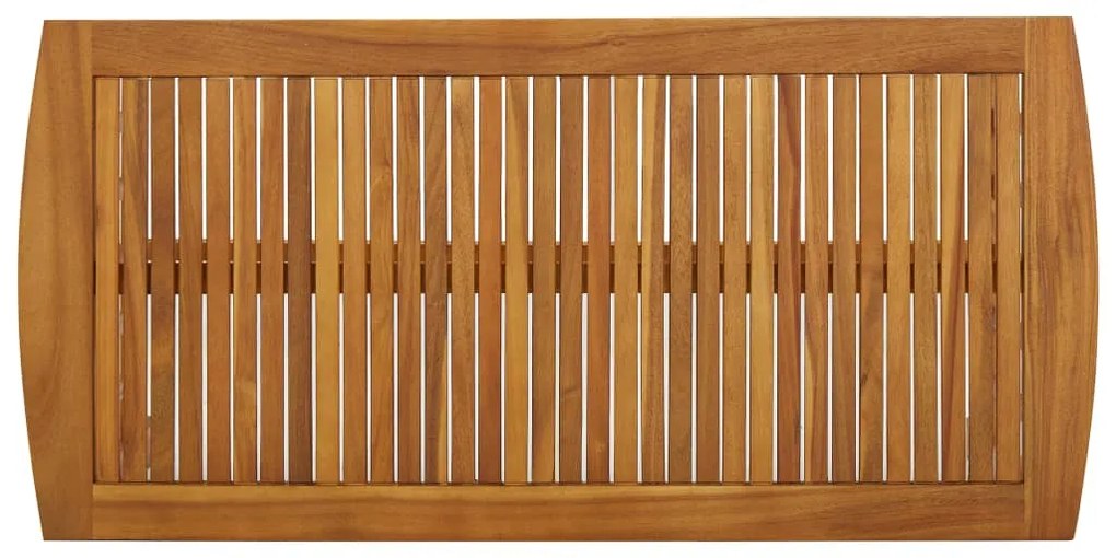 Tömör akácfa dohányzóasztal 102 x 50 x 43 cm