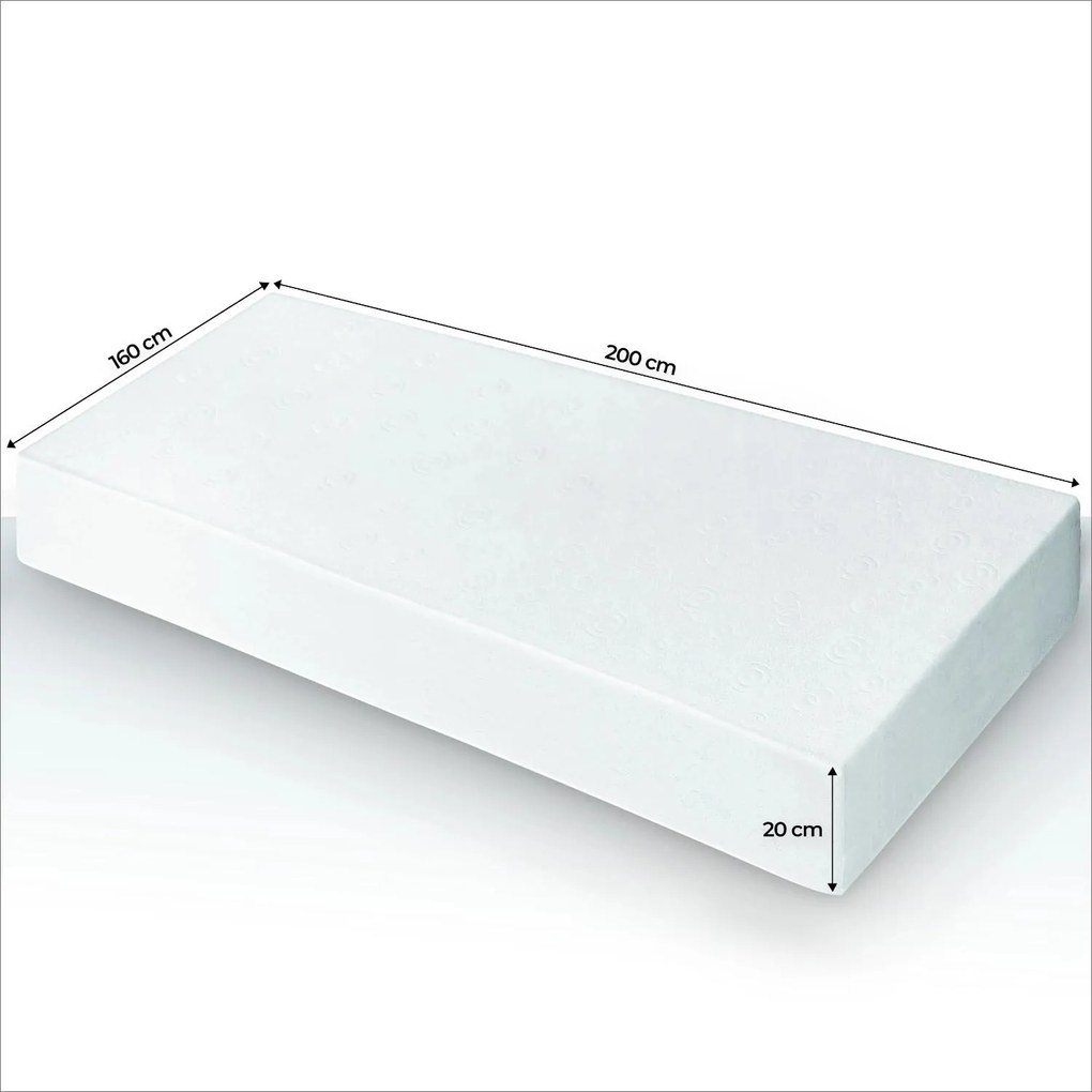 Táskarugós matrac Horno 7 200x160 (H3/H4). Akció -17%. 1119287
