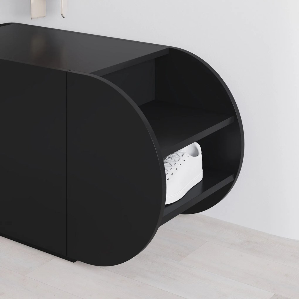 Cipőtároló Pozy Shoe Bench - Black