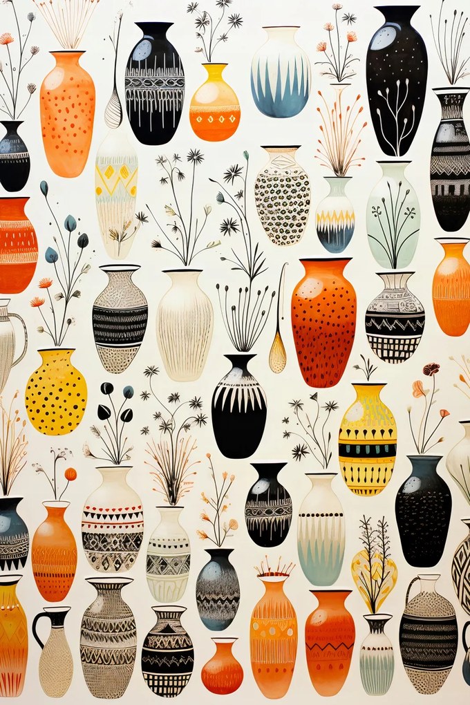 Poszter 40x60cm Vázák szimfóniája