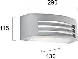 VIOKEF 4080300 LIMNOS Modern Kültéri Fali Lámpa E27 IP44