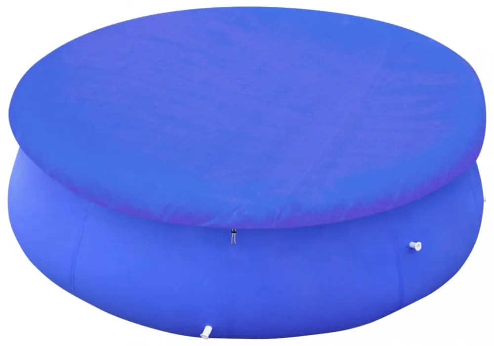 2 db kör alakú polietilén medencetakaró 460 cm 90 g/m²