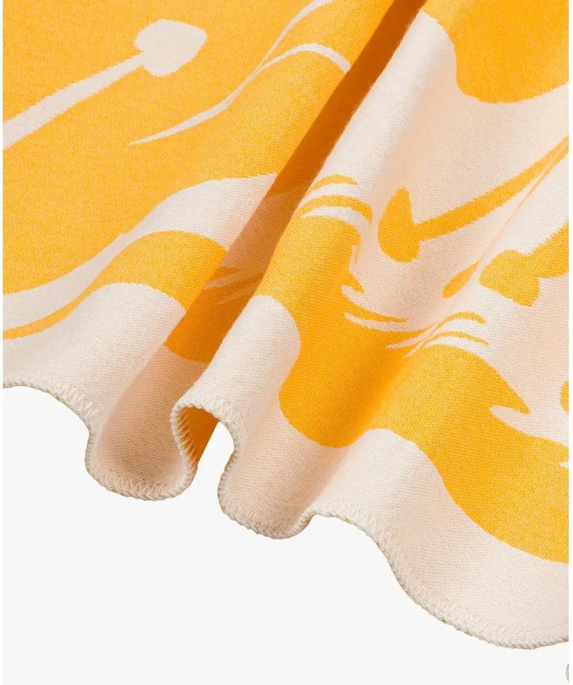 Sárga takaró 165x200 cm Lino – noo.ma