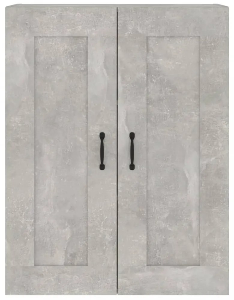betonszürke függő faliszekrény 69,5 x 32,5 x 90 cm