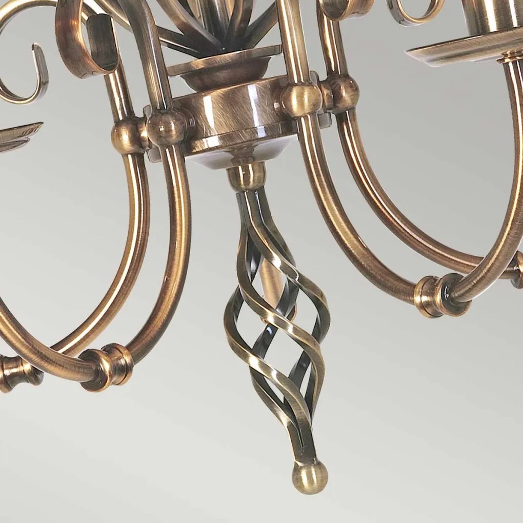 Elstead Lighting ARTISAN ART5-AGD-BRASS Csillár 5x60W/E14