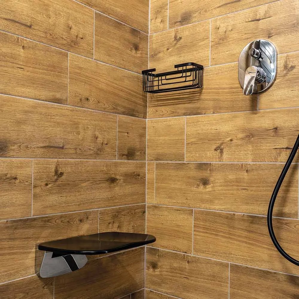 Mereo Mereo, Zuhanyülőke, duroplast, fekete, MER-CSS121B