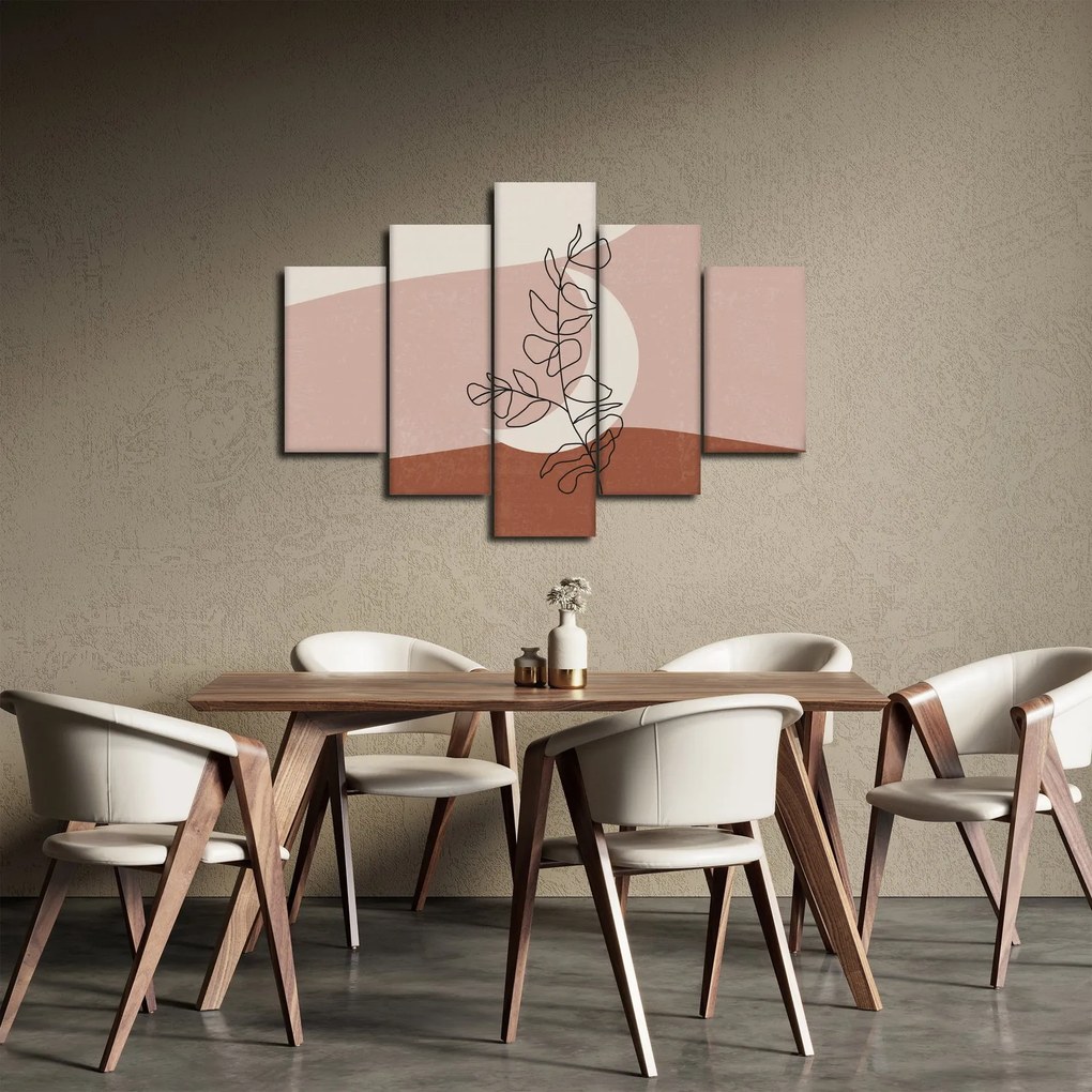 Kép - Boho levelek N⁰2 (150x105 cm)