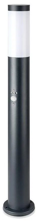 Kültéri lámpa érzékelővel 1xE27/60W/230V IP44 80cm antracit