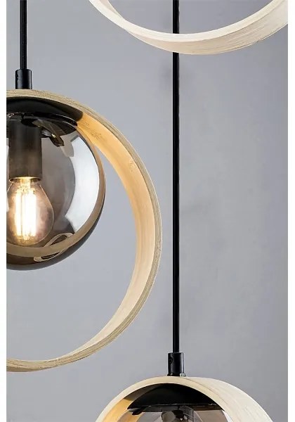 Rabalux 72063 - Csillár zsinóron PEYTON 3xE14/15W/230V