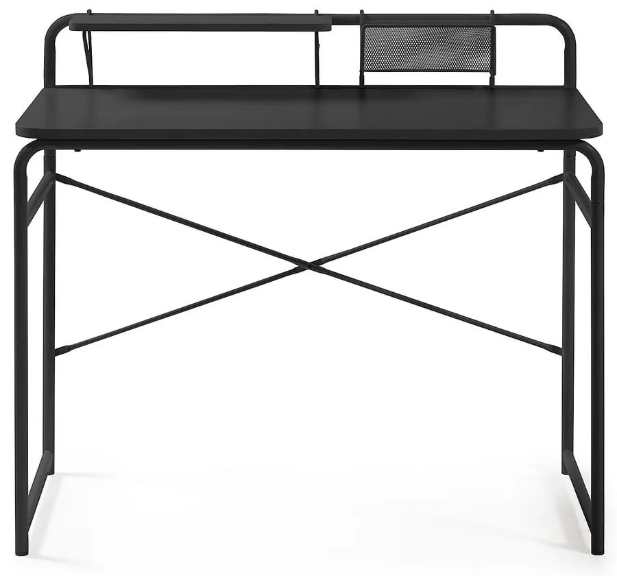 Foreman fekete íróasztal - Kave Home