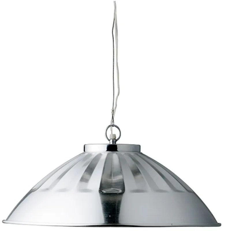 Indusztriális függőlámpa, ezüst