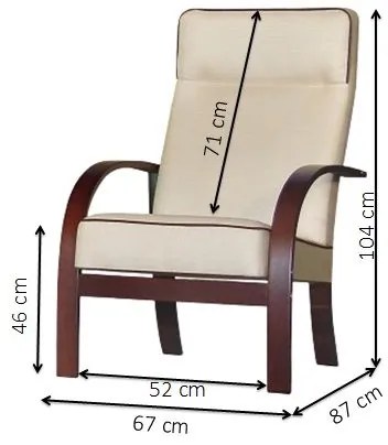 Fotel Limme (világosszürke). 1040868