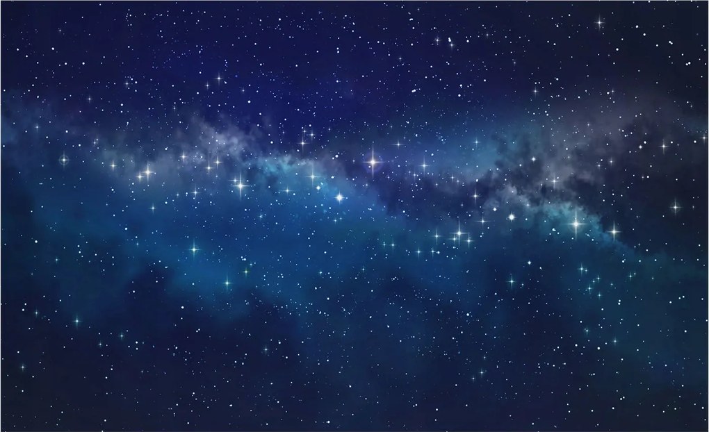 Dekoratív Fotótapéta Hálószobába Csillagos éjszaka 416x254 Ragasztó