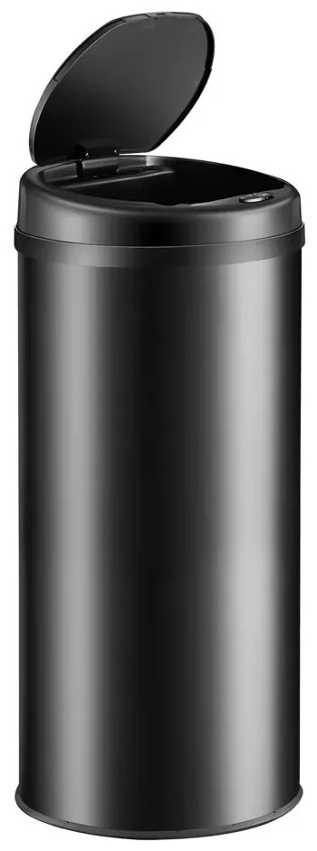 monzana® Érintésmentes szemetes USB-vel 30 l - fekete