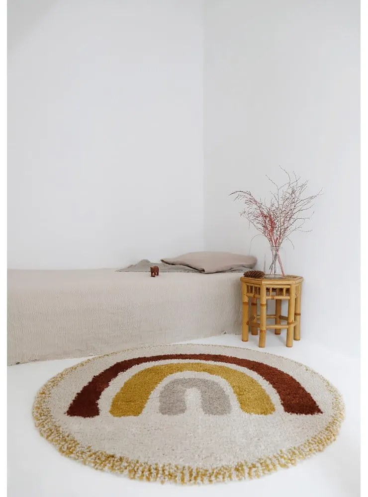 Bohemian Rainbow gyerekszőnyeg, ø 120 cm - Nattiot