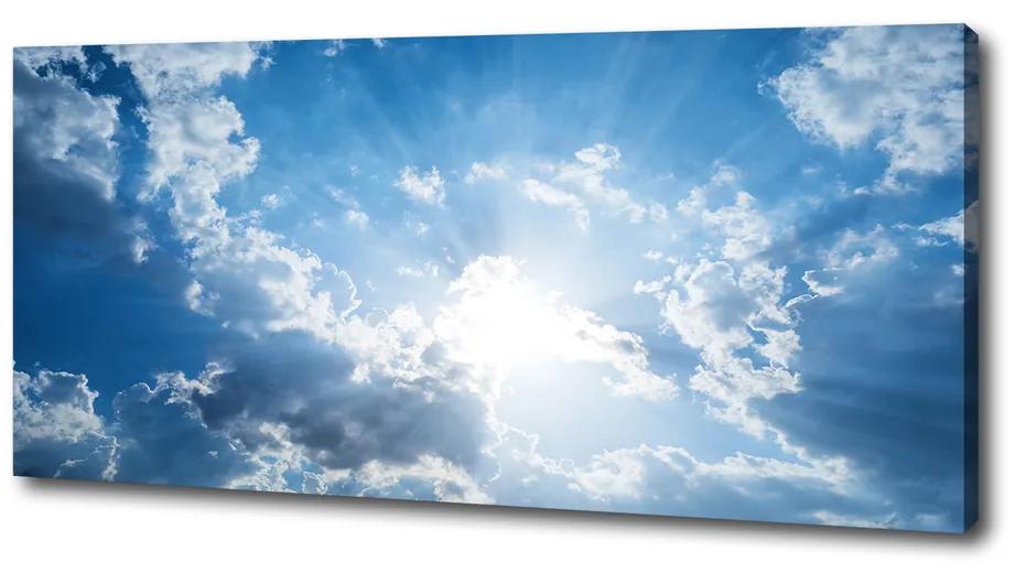 Vászon nyomtatás Felhők az égen pl-oc-125x50-f-85315941