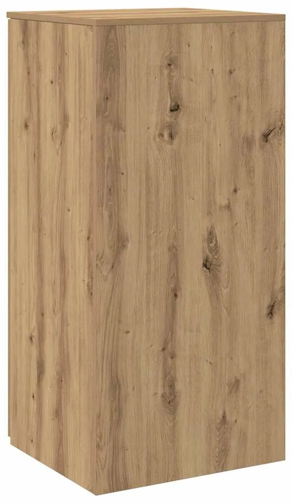 tároló szekrény kézműves tölgy 50x45x103,5 cm szerelt fa
