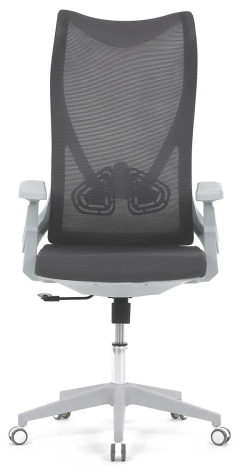 Scaun rotativ de birou gri cu design unic. KA-S248