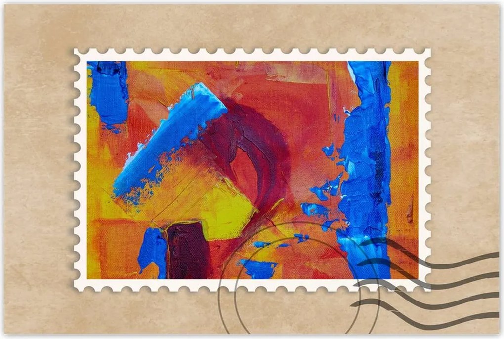 Poszterek 90x60 Absztrakt Teddy