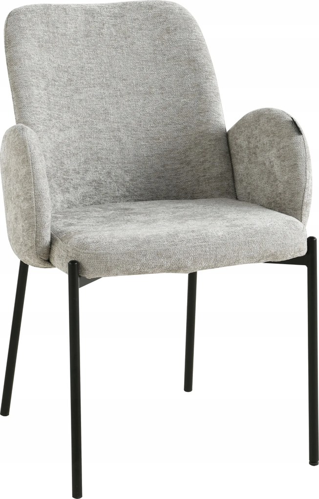 Szürke kárpitozott szék nappaliba, étkezőbe és konyhába modern Gusto