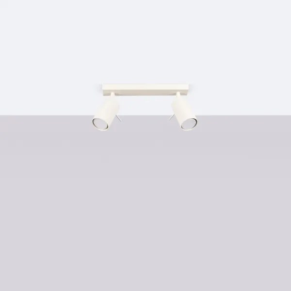 Sollux SL.1495 - Spotlámpa RING 2xGU10/10W/230V krémes