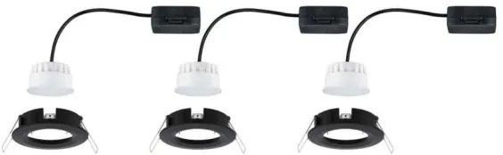Paulmann 94473 - KÉSZLET 3xLED/6W IP44 Fürdőszobai beépíthető lámpa NOVA 230V