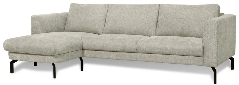 Világosszürke sarokkanapé (bal oldali) Gomero – Scandic