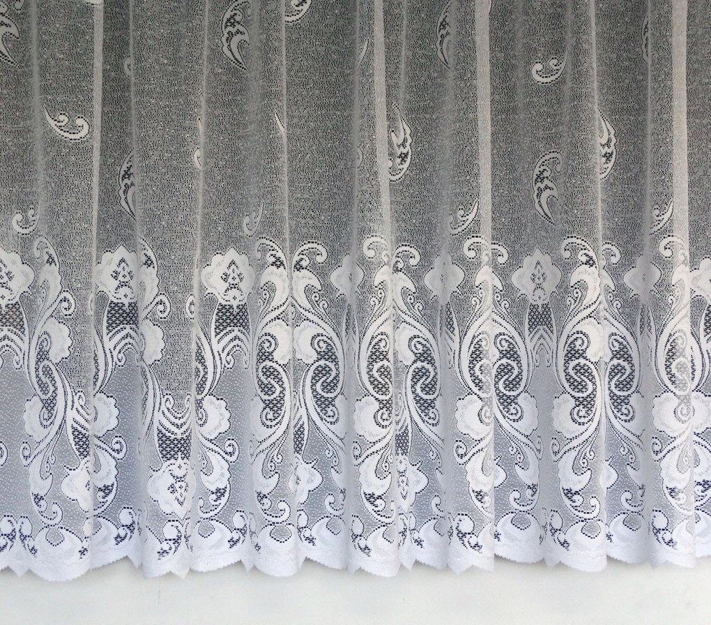 Mg Függöny 638/13 Fehér 190x160cm készre szerelve K alagúttal