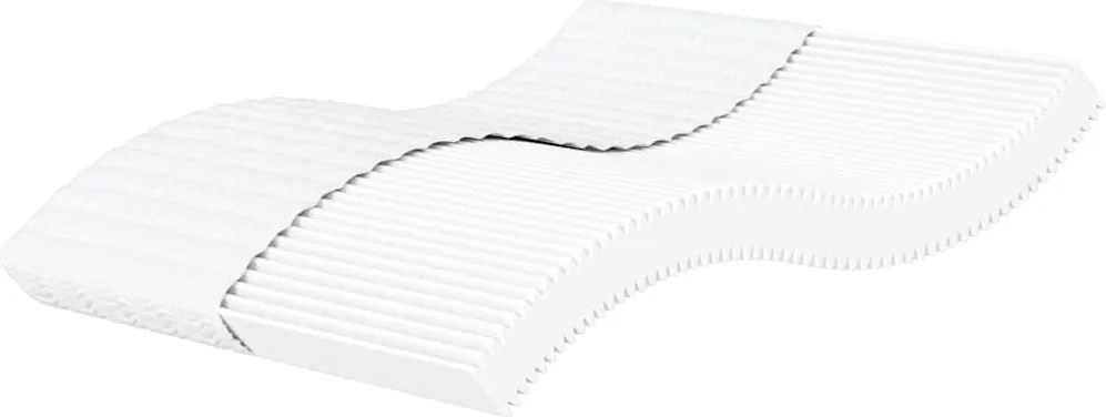 vidaXL fehér H2/H3 keménységű habmatrac 160 x 220 cm