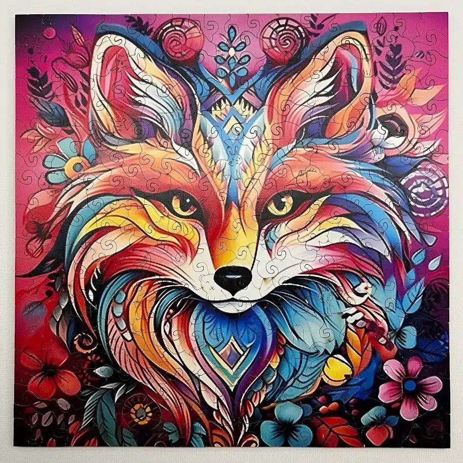 Titokzatos róka fa puzzle