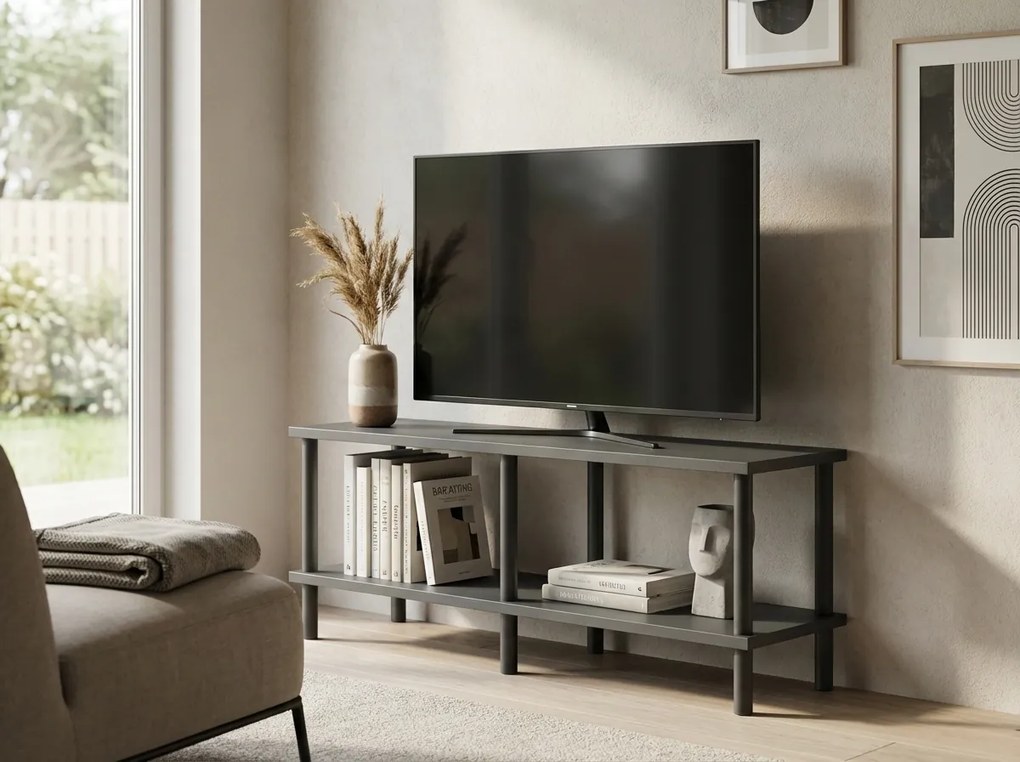 TV szekrény SOLE 90 cm, antracit