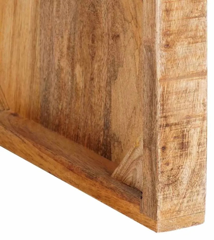 Végasztal Barna 60 x 35 x 45 cm tömör mangófa