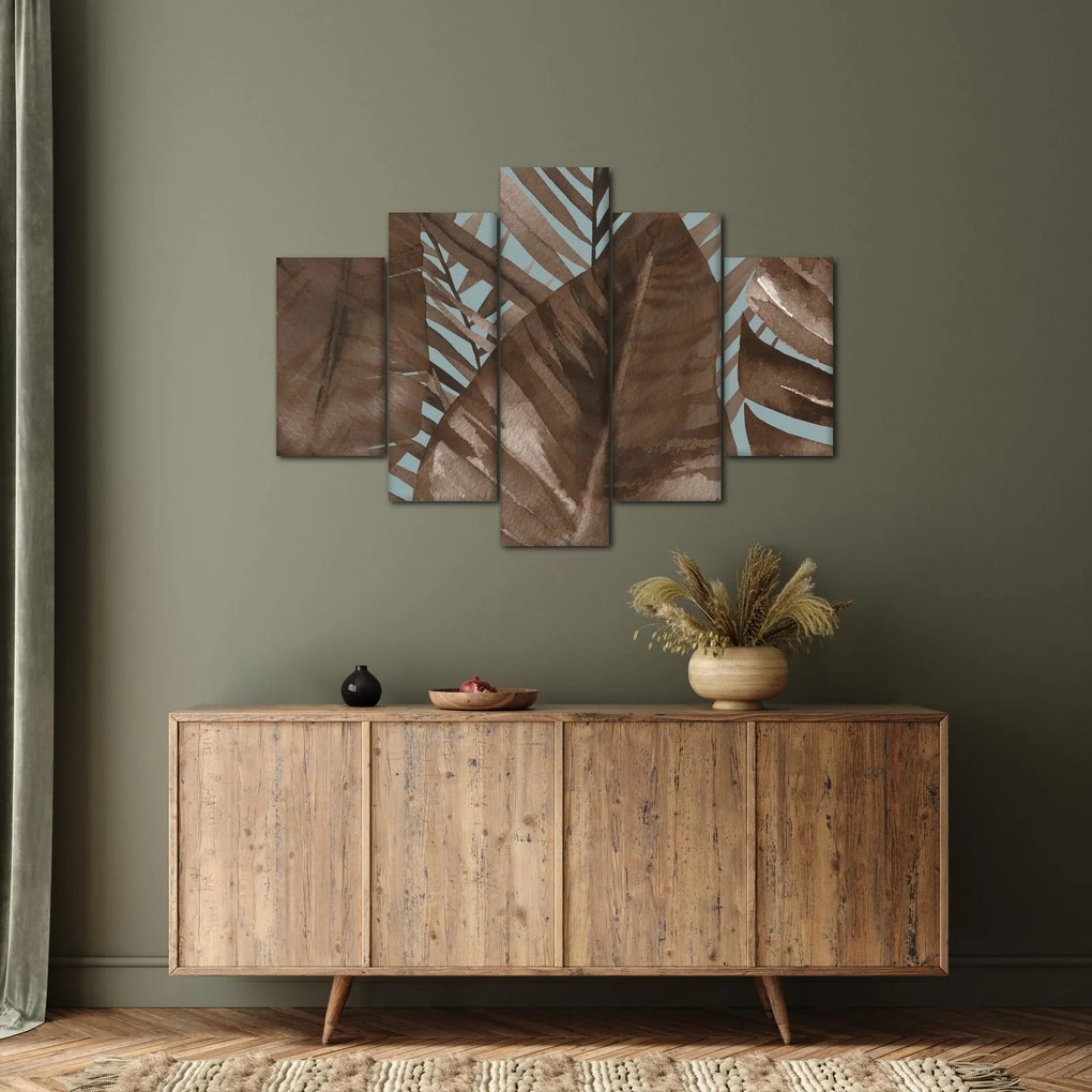 Kép - Pálma levél, akvarell (150x105 cm)