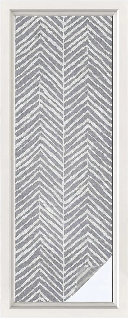 Szélvédőfólia Ablakvédő Adatvédelem Cikk-cakk mintás 50x146 cm